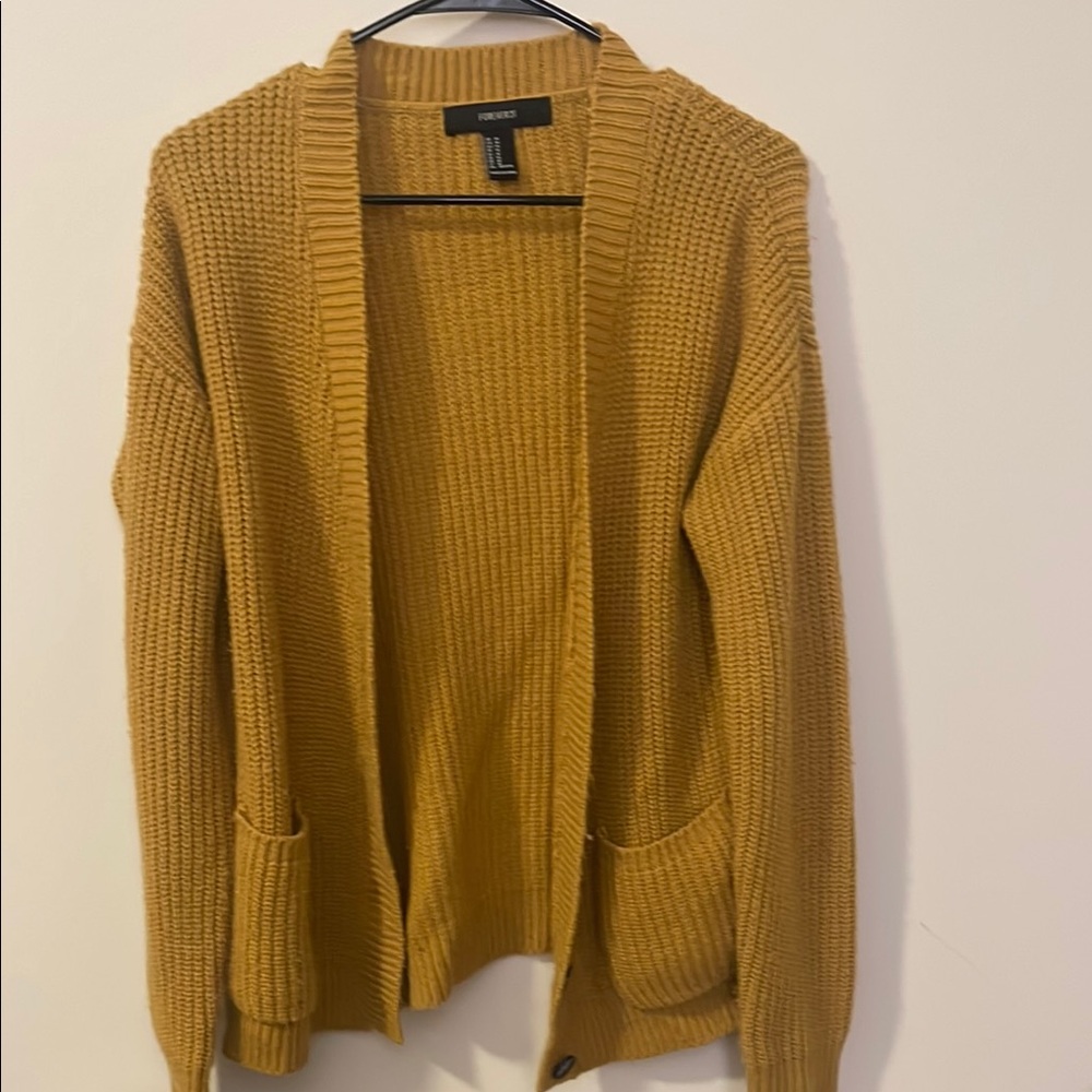 Forever 21 Mustard Yellow Women's Sweater